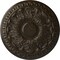 Ekena Millwork Colton Ceiling Medallion (Fits Canopies up to 4 3/4"), 15 3/4"OD x 1 1/2"P, Stone Hearth Crackle CM15CNSHC - alternate 1